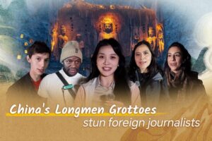 Chinas Longmen Grottoes Stun Foreign Journalists Video Poster 