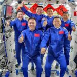 Chinas Shenzhou 20 Crew Enters Space Station Meets Shenzhou 19 Crew 