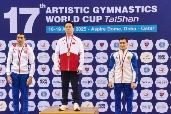 China’s You Hao Shines with Gold on Rings at Doha Gymnastics World Cup China's You Hao wins men's rings gold at Artistic Gymnastics World Cup