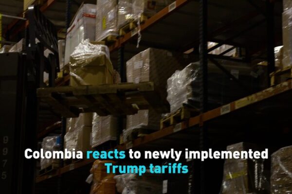 Colombia reacts to newly implemented Trump tariffs video poster