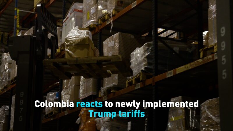 Colombia Reacts to Newly Implemented Trump Tariffs Video Poster 