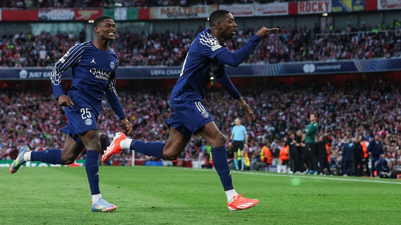 # - My News! Dembele Sinks Arsenal As Psg Snatch Edge in Champions League Semifinal