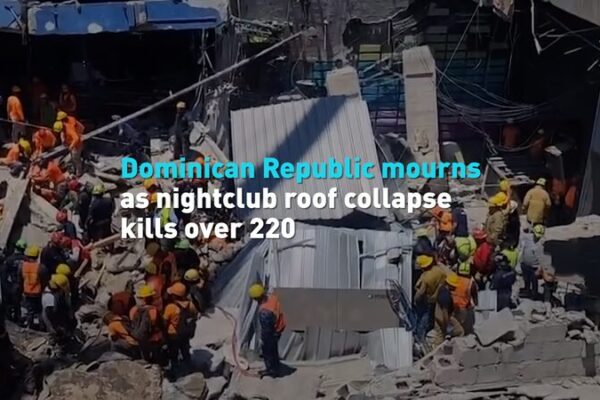 Dominican Republic Mourns as Nightclub Roof Collapse Kills Over 220 Dominican Republic mourns as nightclub roof collapse kills over 220 video poster