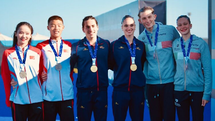 Guo Shi Capture Mixed Duet Silver at Artistic Swimming World Cup 