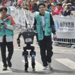 in Pics Humanoid Robots Go All out in Half marathon 