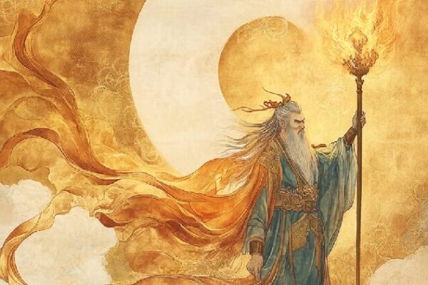 Pangu Splits the Sky and Earth a Myth of Cosmic Creation 