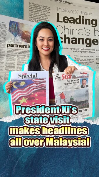 President Xi’s State Visit Captivates Malaysia President Xi's state visit makes headlines all over Malaysia video poster
