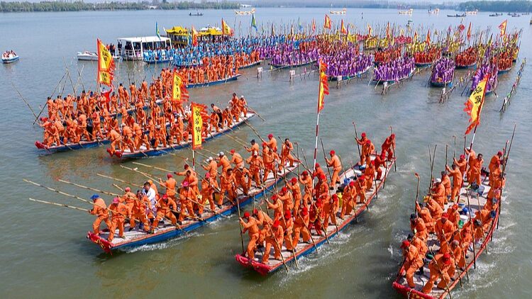 Qintong Boat Festival Highlights Folk Culture in Jiangsu 
