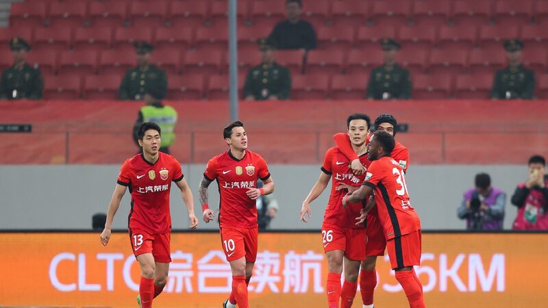 Shenhua Hold Port 1 1 in Csl Shanghai Derby 