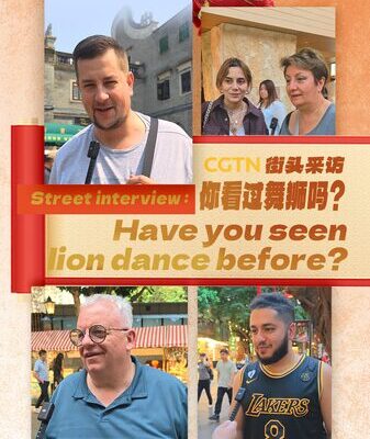 International Visitors Discover the Magic of Foshan’s Lion Dance Street interview: Have you seen lion dance before (Episode 2) video poster
