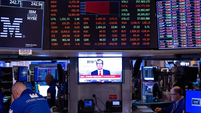 Us Stock Market Plummets Amid Tariff Fallout 