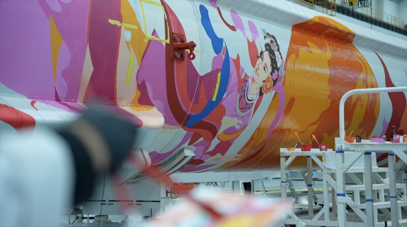 Jacky Tsai Makes History by Launching Art Rocket into Space Artist Jacky Tsai reaches for the stars video poster