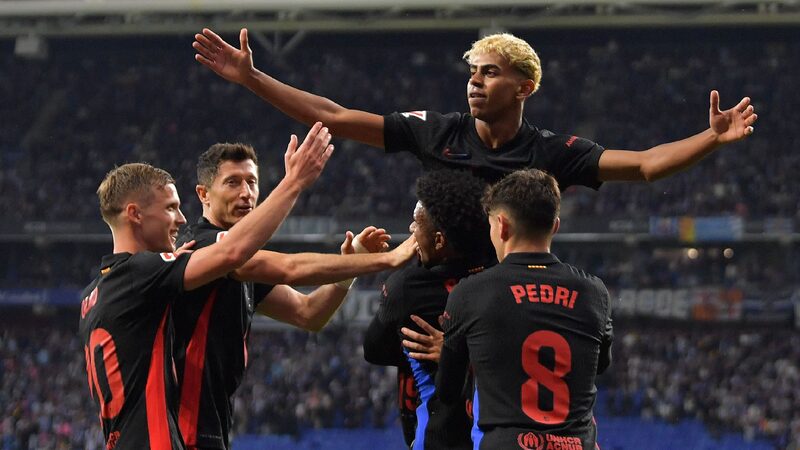 Barcelona defeat Espanyol to win club's 28th La Liga championship