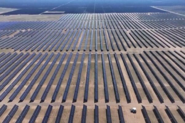 China launches first large-scale solar test base on barren land