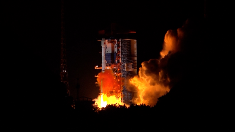 China successfully launches new communication test satellite China launches new communication technology test satellite video poster