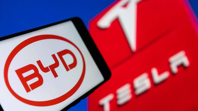 Chinese EV Maker BYD Overtakes Tesla in Europe China's BYD outsells Tesla in Europe for first time