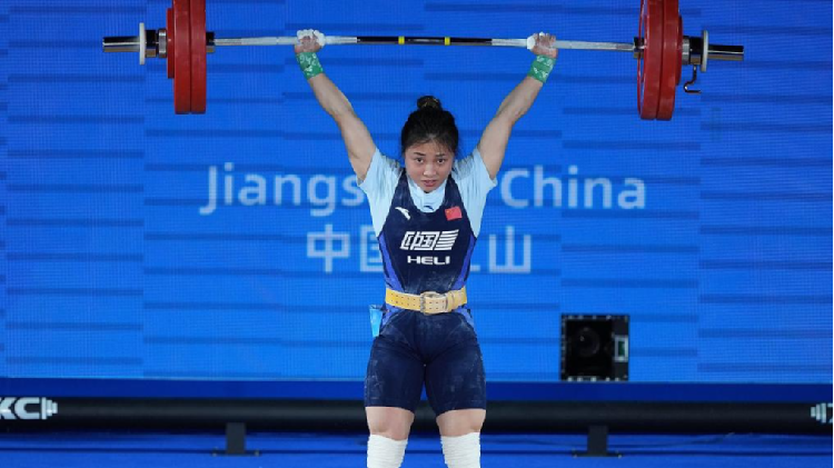 China’s Zhang Haiqin Breaks Records at Asian Weightlifting Championships China's Zhang Haiqin shines at Asian Weightlifting Championships