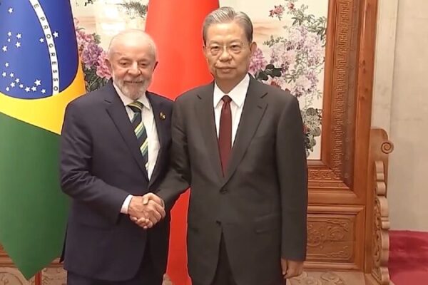 China's top legislator meets Brazilian president