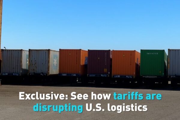 Exclusive: See how tariffs are disrupting U.S. logistics video poster