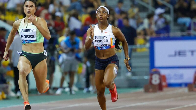 Jamaican Twins Tia and Tina Clayton Shine, Outpace Fraser-Pryce in Doha Fraser-Pryce beaten by Jamaican starlet Tia Clayton in Doha