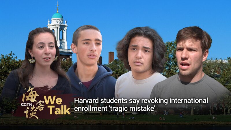 Harvard Students Call Trump’s Ban on International Students a ‘Tragic Mistake’ Harvard students say revoking intl enrollment 'tragic mistake' video poster
