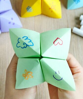 # - My News! How to Fold a Paper Fortune Teller Video Poster