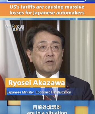 Japanese Minister Says US Tariffs Cost Automakers $1 Million per Hour Japanese minister: US tariffs hit Japanese automakers hard video poster