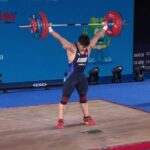 Li Dayin Wins Mens 89kg Snatch at Asian Weightlifting Championships 