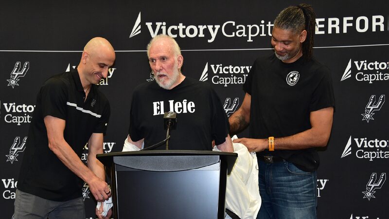 # - My News! Popovich Speaks at Press Conference to Introduce New Spurs Coach