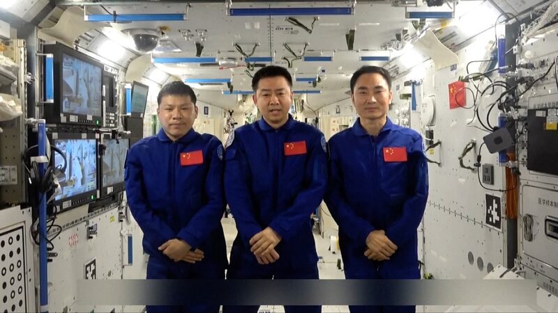Shenzhou 20 Crew Sends Video Message from Space to Mark Childrens Day Video Poster 