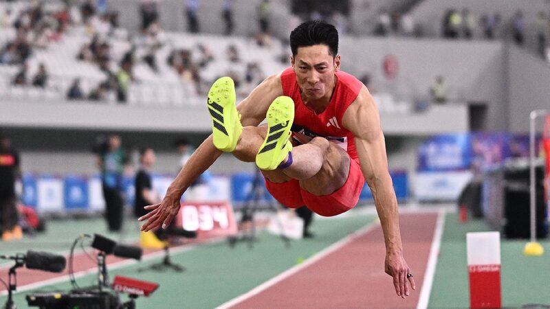China’s Shi Yuhao Leaps to Gold at Diamond League Shi Yuhao, Shu Heng bag men's long jump gold, silver in Diamond League