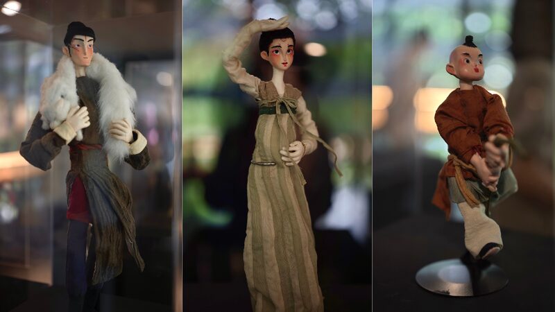 Stop motion Art Stars in black Myth Wukong Art Exhibition 