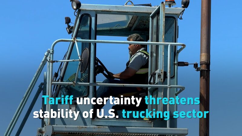 # - My News! Tariff Uncertainty Threatens Stability of Us Trucking Sector Video Poster
