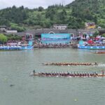 Tongren Dragon Boat Races Light Up National Festival Celebrations Video Poster 
