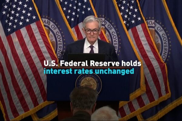U.S. Federal Reserve Keeps Interest Rates Steady Amid Uncertainty U.S. Federal Reserve holds interest rates unchanged video poster