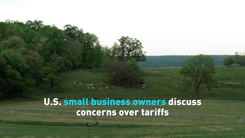 U.S. Small Businesses Struggle Amid Tariff Uncertainty U.S. small business owners discuss concerns over tariffs video poster