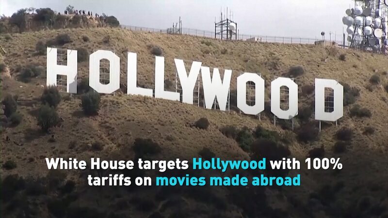 # - My News! White House Targets Hollywood with 100 Tariffs on Movies Made Abroad Video Poster