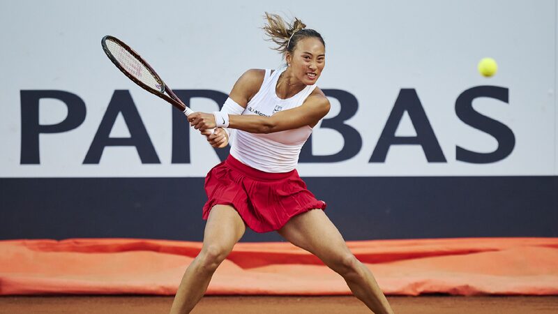 # - My News! Zheng Qinwen Beats Magdalena Frech to Make Italian Open Round of 16