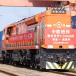 110000 Trips China europe Freight Train Service Marks New Milestone Video Poster 