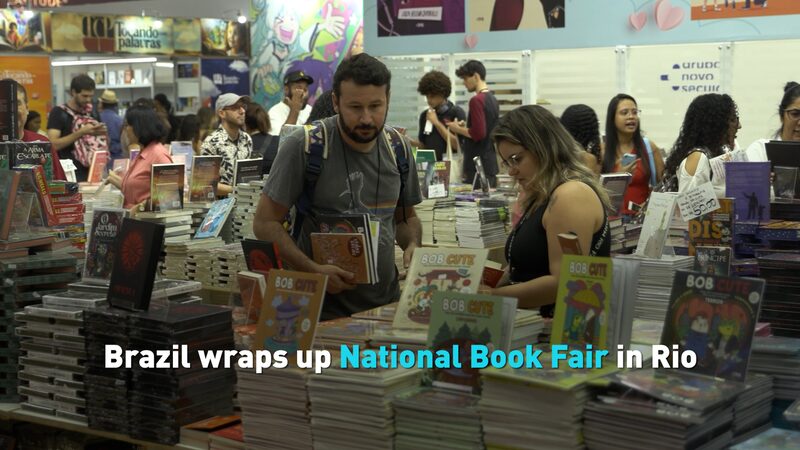 Brazil Wraps Up National Book Fair in Rio Video Poster 