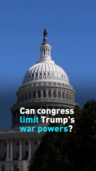 US Lawmakers Sought to Limit President Trump’s War Powers amid Iran Tensions Can congress limit Trump's war powers? video poster