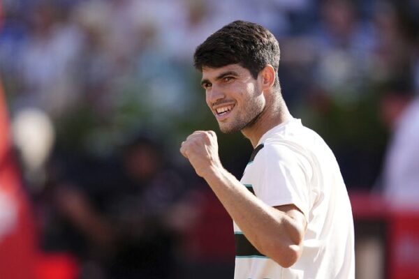 # - My News! Carlos Alcaraz Sets Up Queens Club Title Showdown with Jiri Lehecka