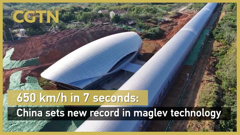 China Breaks Record with Maglev Train Hitting 650 Kmh in 7 Seconds Video Poster 