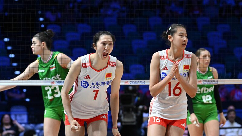 Wu Mengjie Leads China to Thrilling Victory Over Bulgaria in Five-Set Showdown China outlast Bulgaria in five sets in FIVB Women's Nations League
