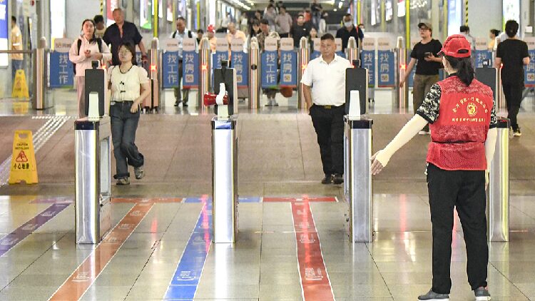 China's railway passenger traffic hits record high from Jan-May