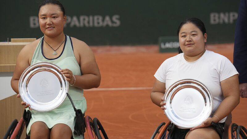 # - My News! Chinese Duo Li Wang Finish Wheelchair Runners up at French Open