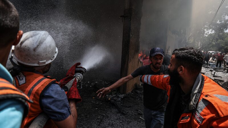 # - My News! Gaza Civil Defense 36 Killed by Israeli Forces Six Near Aid Center
