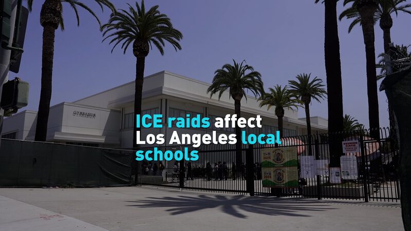 ICE Raids in Los Angeles Impact Local Schools and Communities ICE raids affect Los Angeles local schools video poster