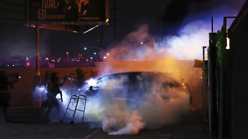 LA Streets Ignite: Third Day of Protests Against Immigration Raids Live: Latest on LA protests against immigration raids video poster