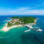 Live Underwater Views of the Marine Ranch in Wuzhizhou Island 